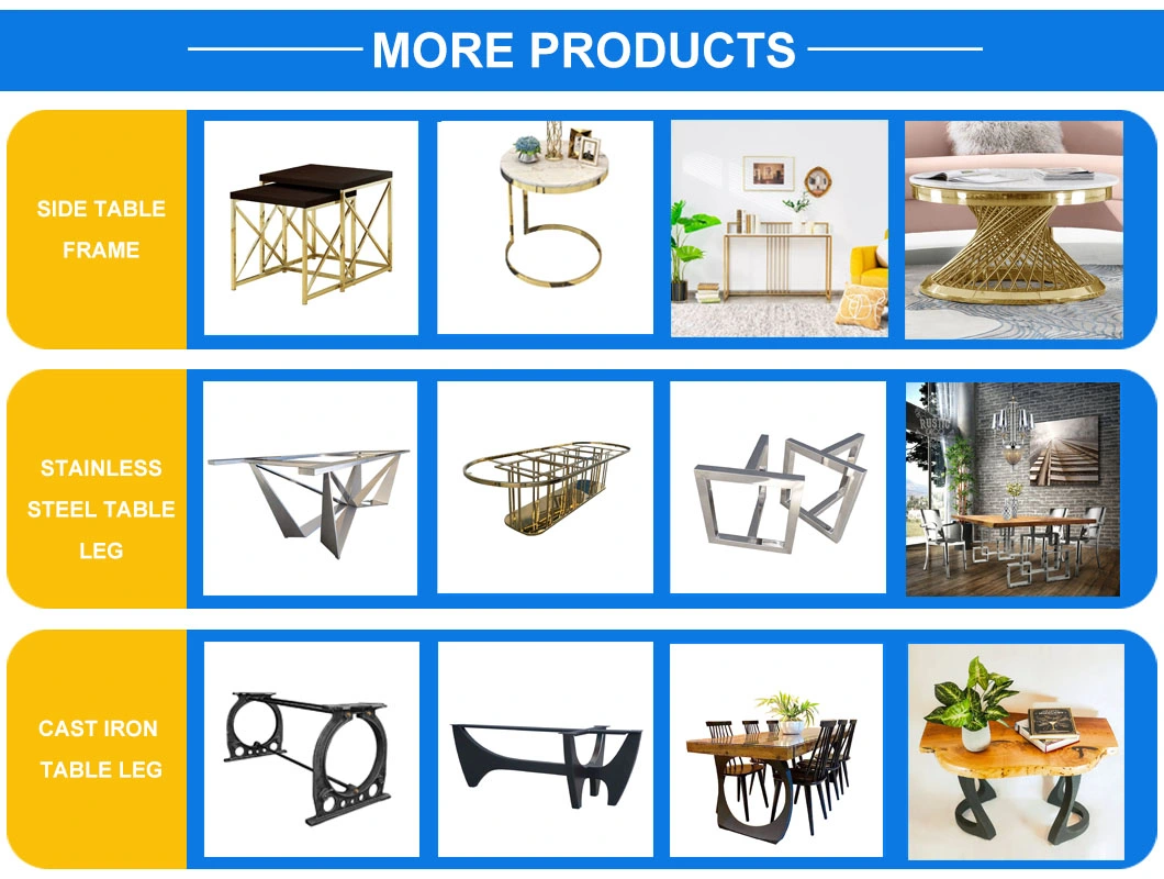 Europe Style Dining Coffee End Table Metal Desk Legs Frame Bench Legs