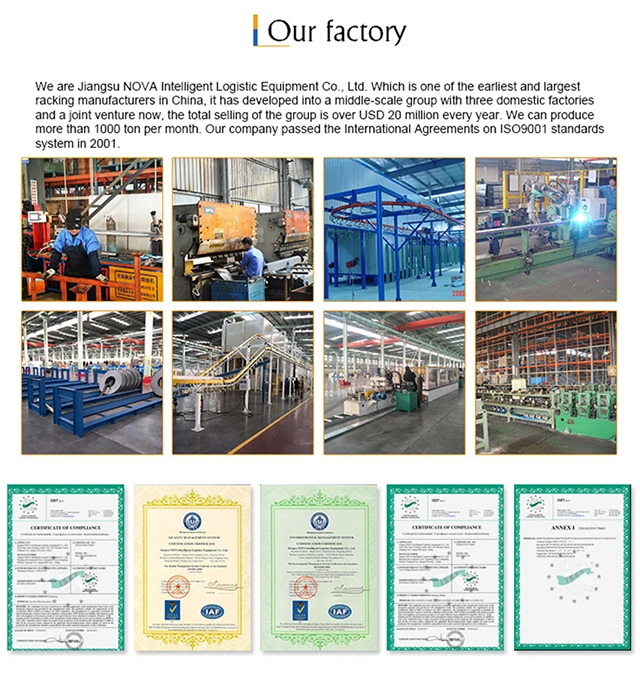 Electrastic Powder Coating Warehouse Storage Pallet Rack