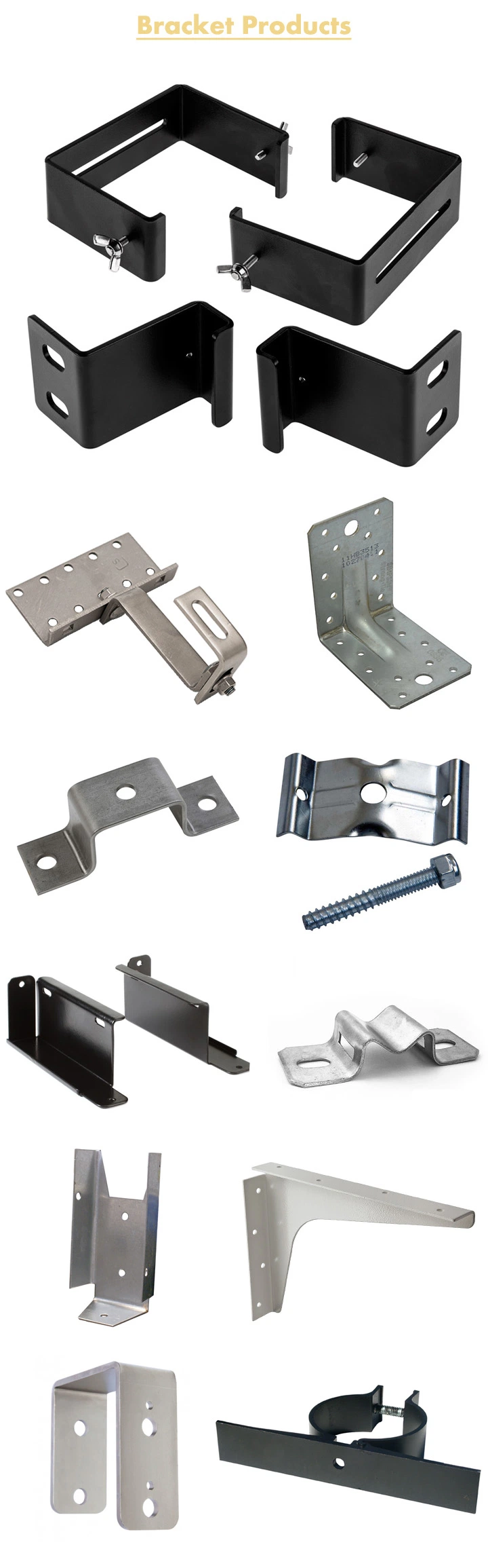 Galvanized Steel Reinforced Corner Angle Metal Pergola Brackets